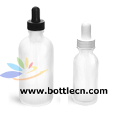 glass bottles frosted glass rounds bottle with bulb glass droppers